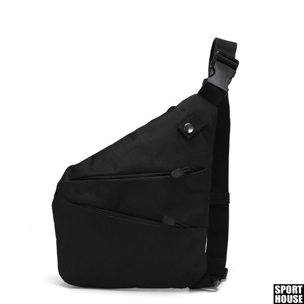 Чоловіча сумка через плече Cross Body (A38) "Black" 50 фото