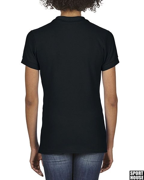 Поло жіноче Gildan Softstyle 170gr чорного кольору M розмір  111 фото