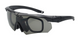 Тактичні окуляри балістичні з змінними лінзами "Black" 122 фото 3