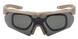 Тактичні окуляри балістичні з змінними лінзами "Beige" 123 фото 2