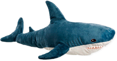 Мягкая игрушка синяя акула 100см 125 фото